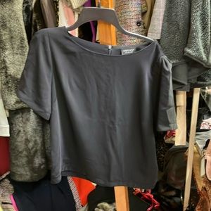 Topshop cropped blouse.